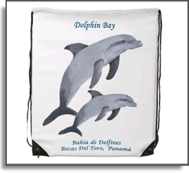 Dolphin Bay II  - Island Art by Yotigo Backpack